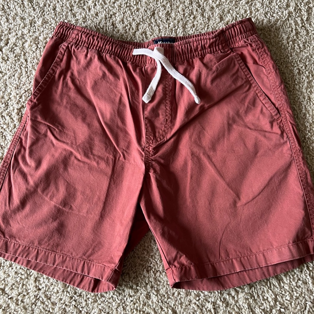 Massive Apparel Red Casual Drawstring Shorts